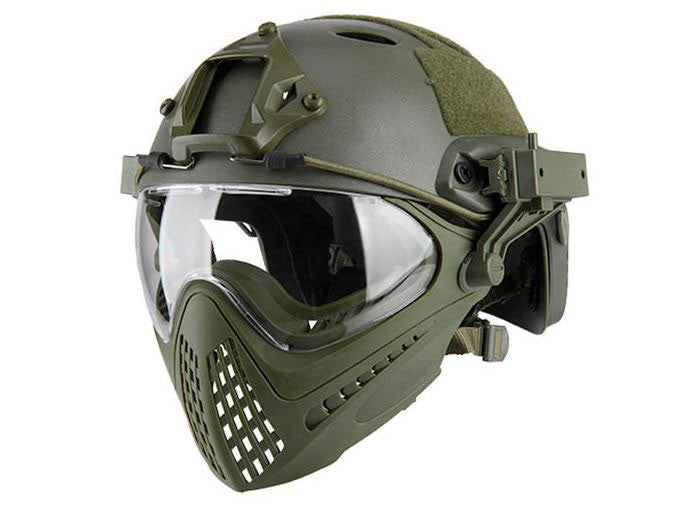 Fast Helmet & mask Size M FG