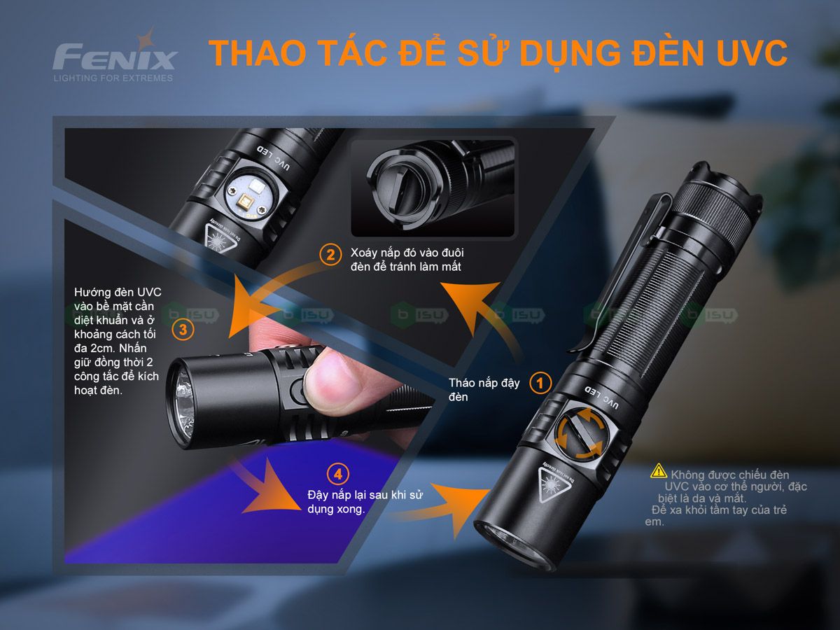 FENIX LD32 UVC DISINFECTING FLASHLIGHT