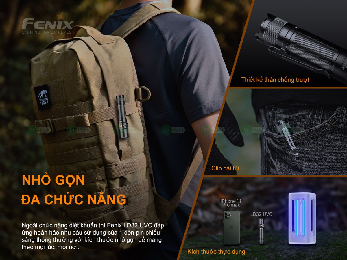 FENIX LD32 UVC DISINFECTING FLASHLIGHT