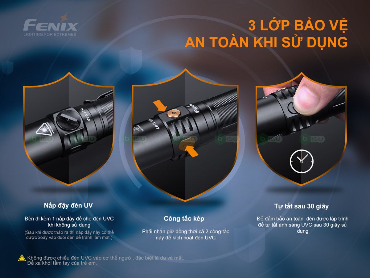 FENIX LD32 UVC DISINFECTING FLASHLIGHT