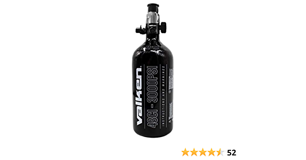 SOGER HPA Tank 3000PSI 0.8L (48ci) + HP REG (DOT certified - USA) - PRODUCTION 202101