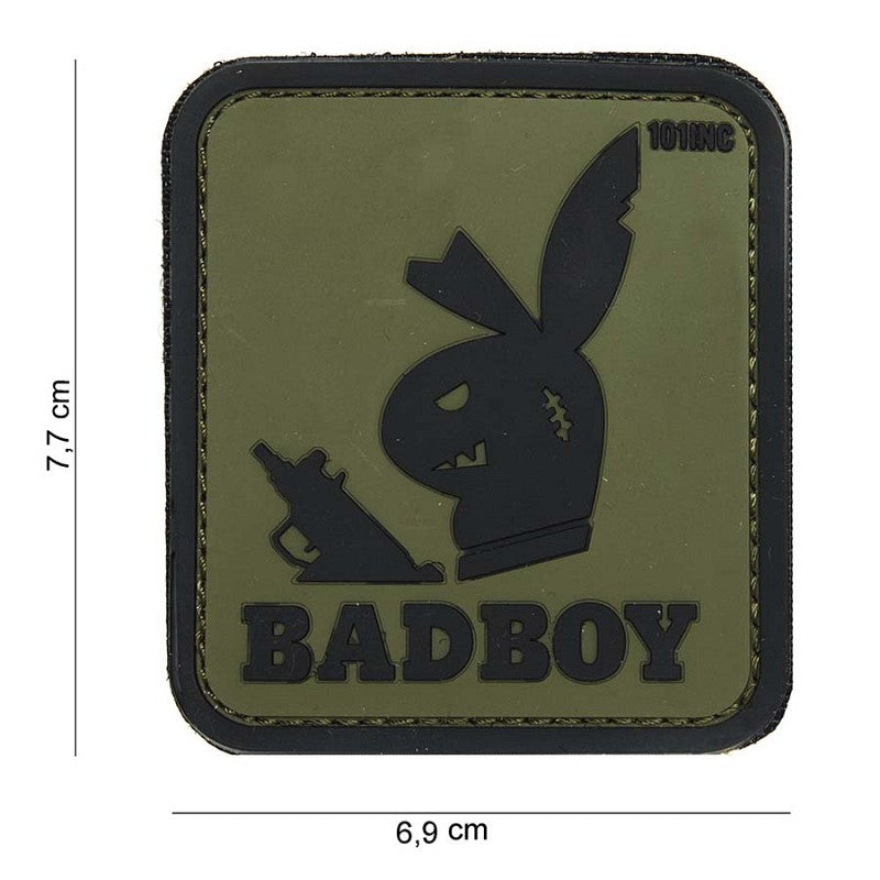 Patch 3D PVC Badboy green