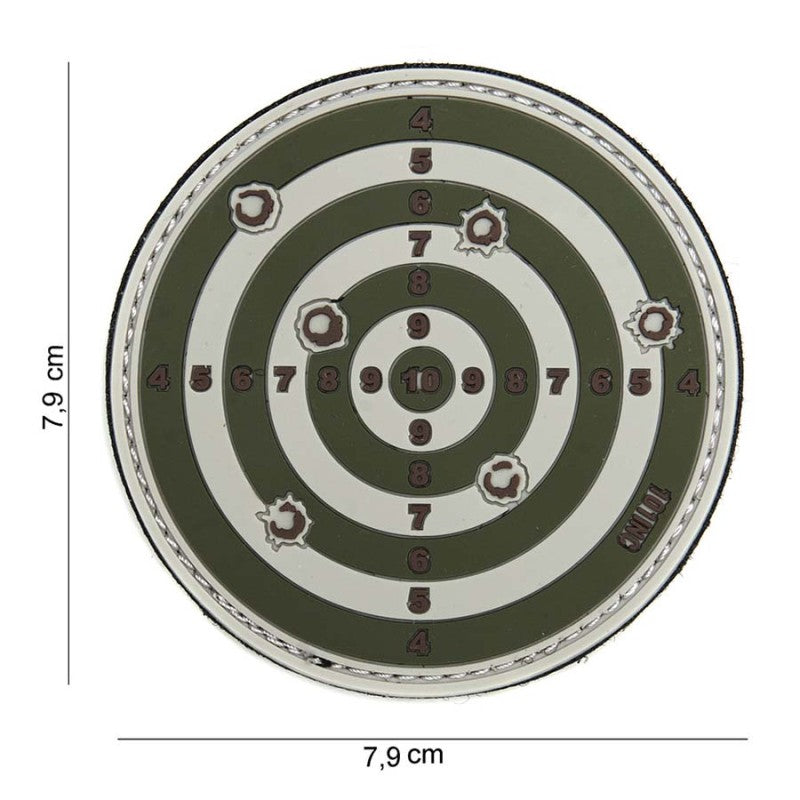 Patch 3D PVC Target green