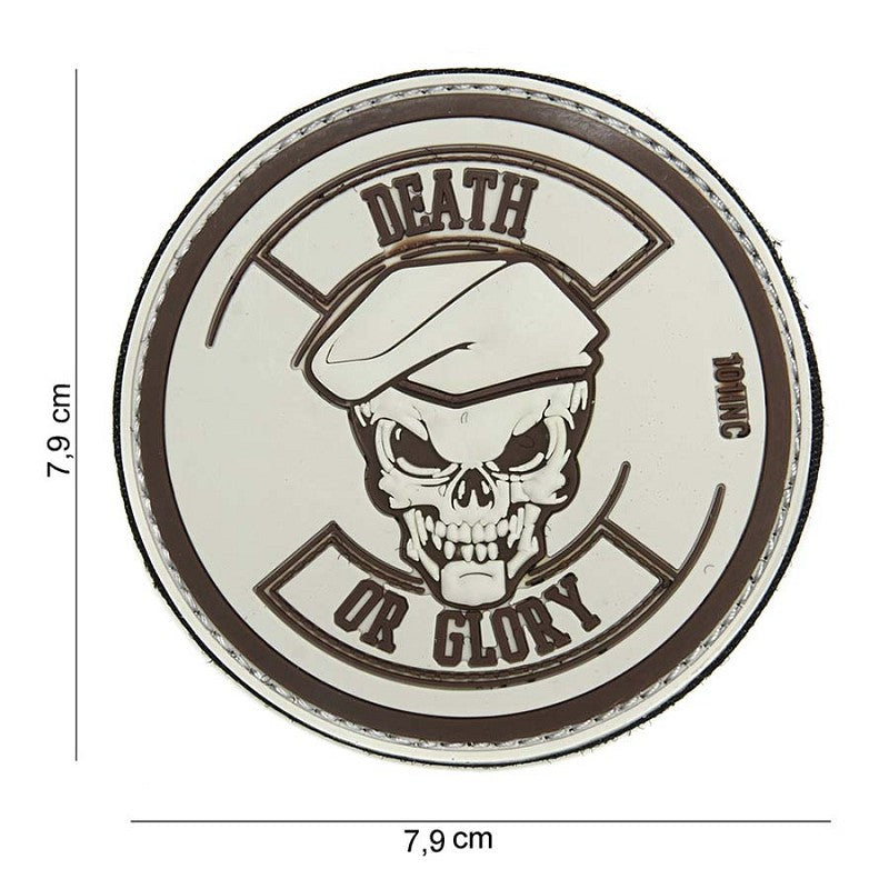 Patch 3D PVC Death or glory sand