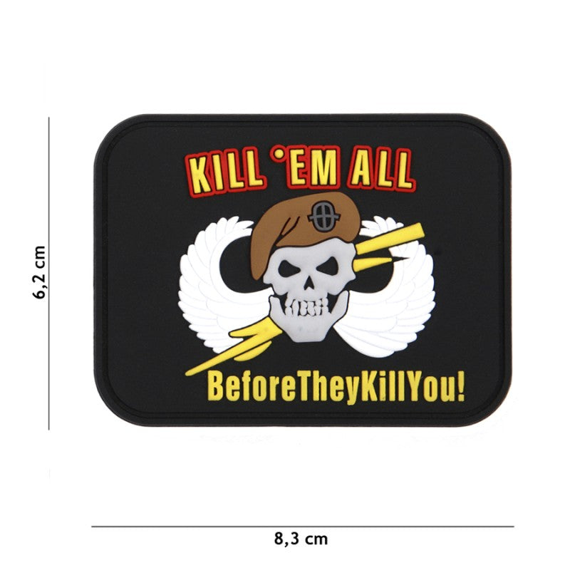 Patch 3D PVC Kill 'em All
