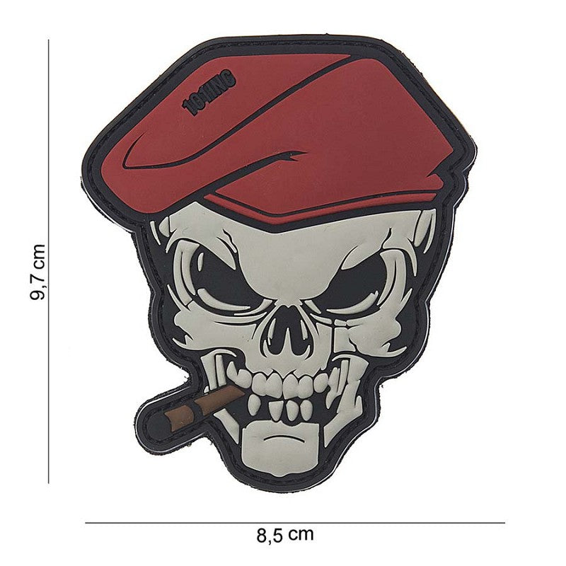 3D PVC Skull Sigar Patch