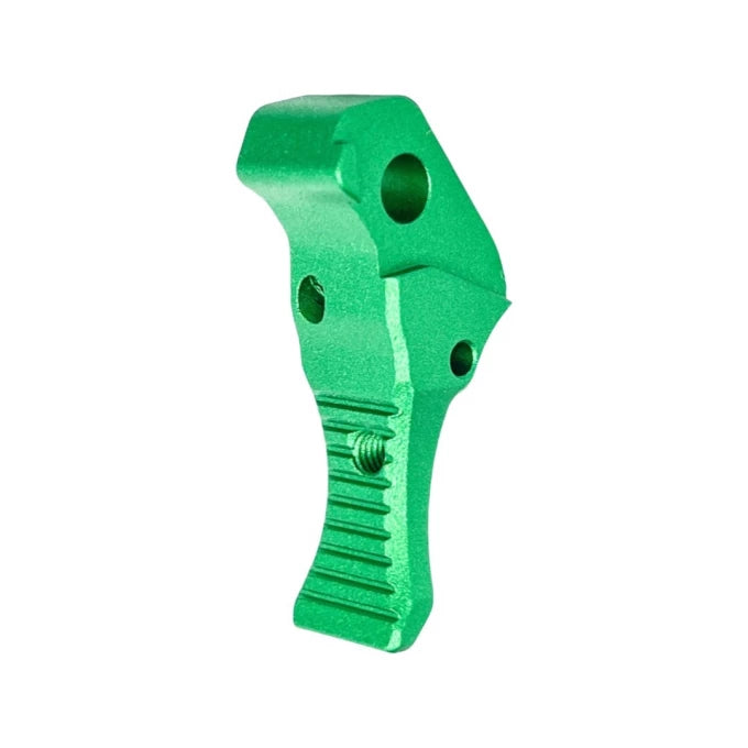 CTM CNC Adjustable Aluminum Trigger FUKU-2 for AAP-01 - Green
