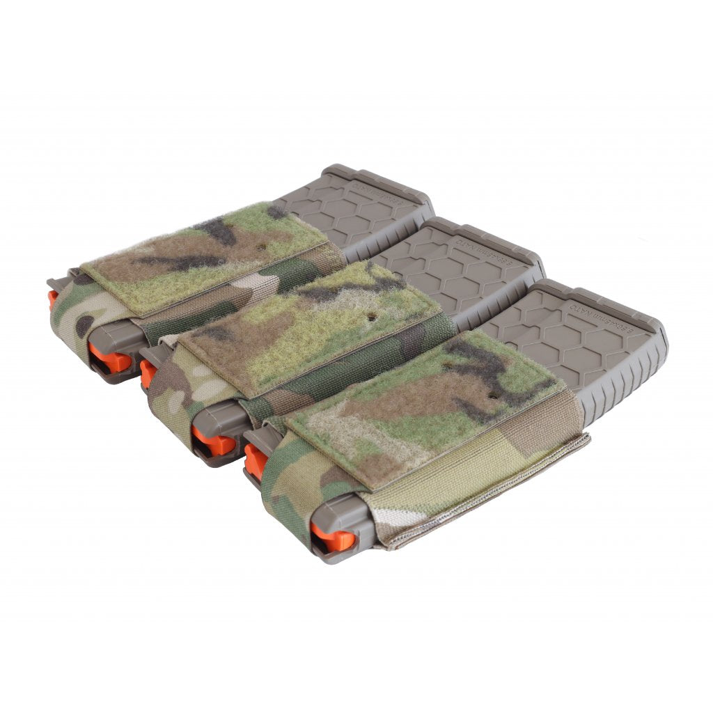 Combat Systems Triple AR Elastic Mag Insert Ranger Green