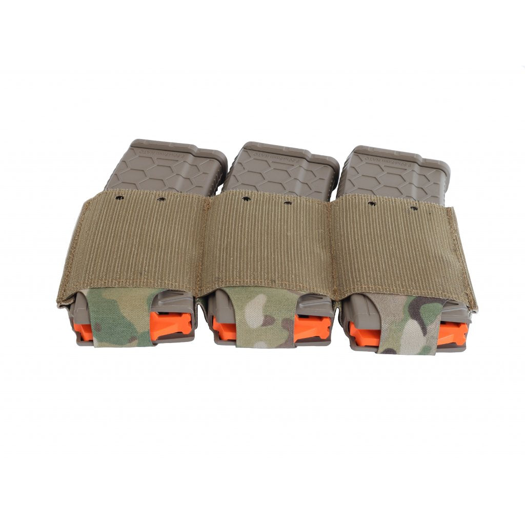 Combat Systems Triple AR Elastic Mag Insert Coyote Brown