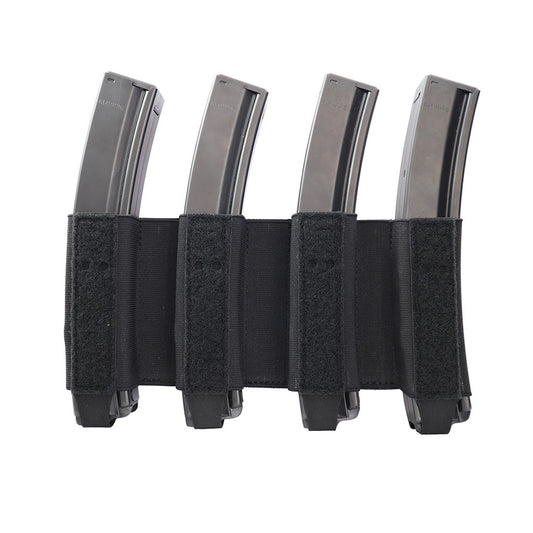 Combat Systems Quad SMG Elastic Mag Insert Black