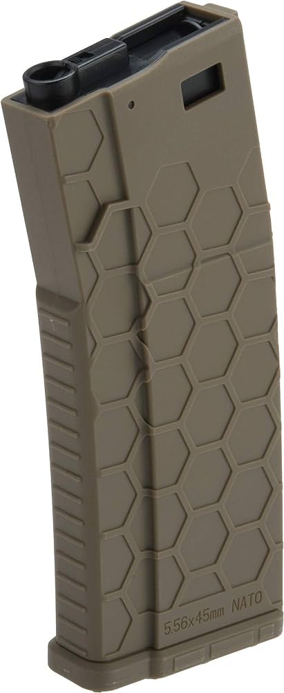 Hexmag 230 rds Polymer Mid Cap for AEG m4 Dark Earth