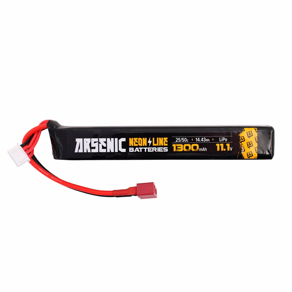 Battery Arsenic Lipo 11.1V 1300 mah 25C/50C 1 Stick T Dean