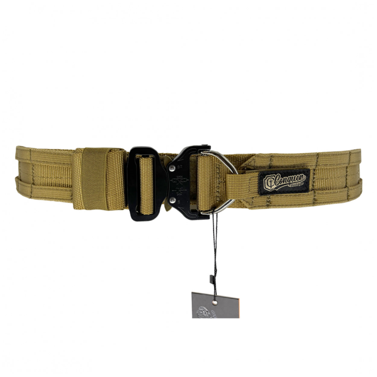 Belt Conquer Double Molle C/Velcro Cobra TAN M-L