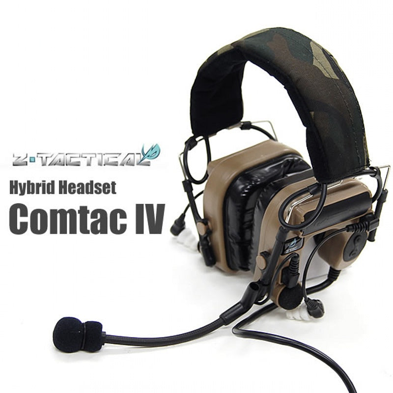 Comtac IV Headset Miltary Standart Plug Dark Earth