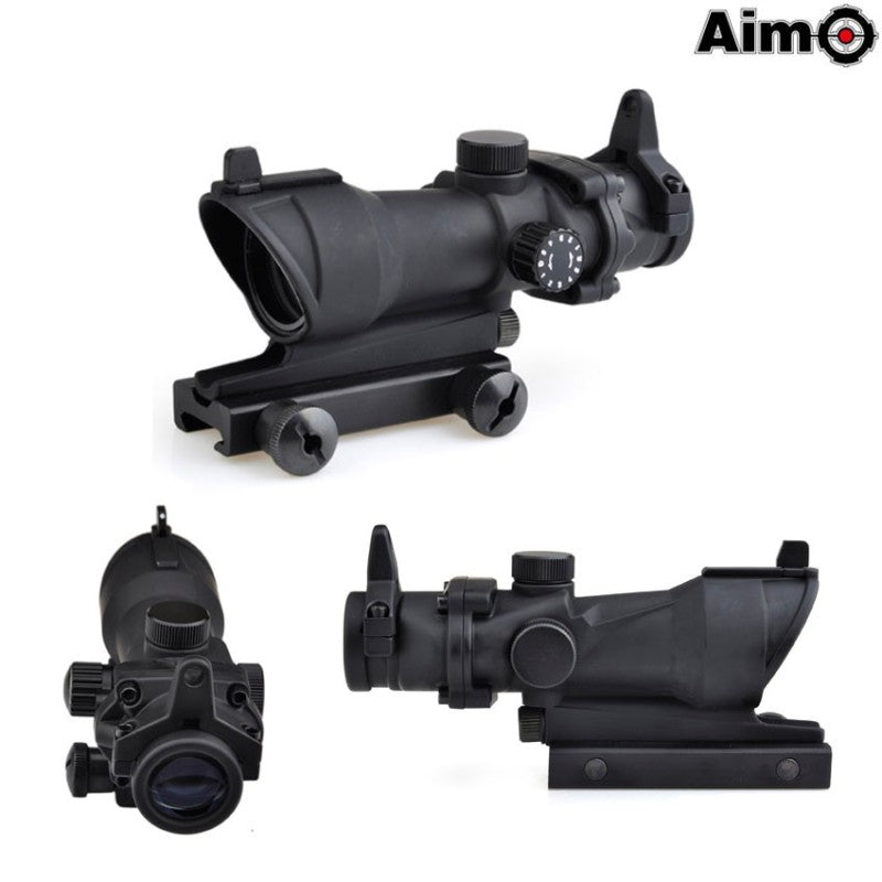 Acog 4x32 Scope Illuminated Reticle Black Aim-o
