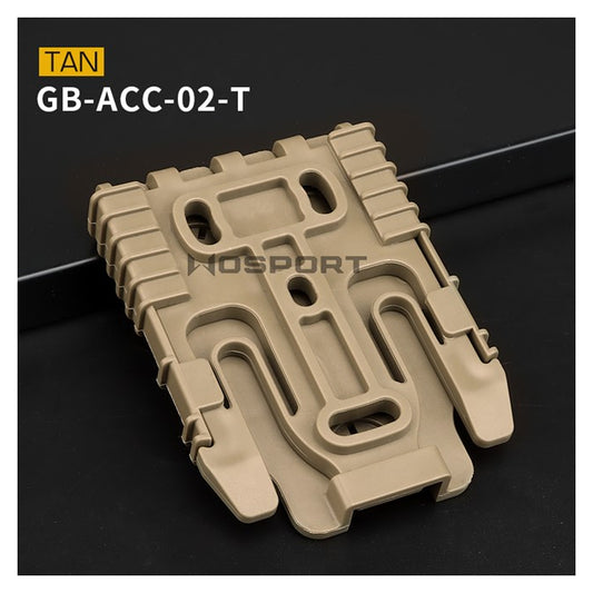 Adapter Base Quick Release Buckle - Tan