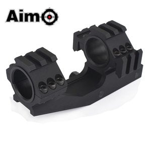 Tri-Side Rail 25.4mm / 30mm Mount Base Black (Aim-O)