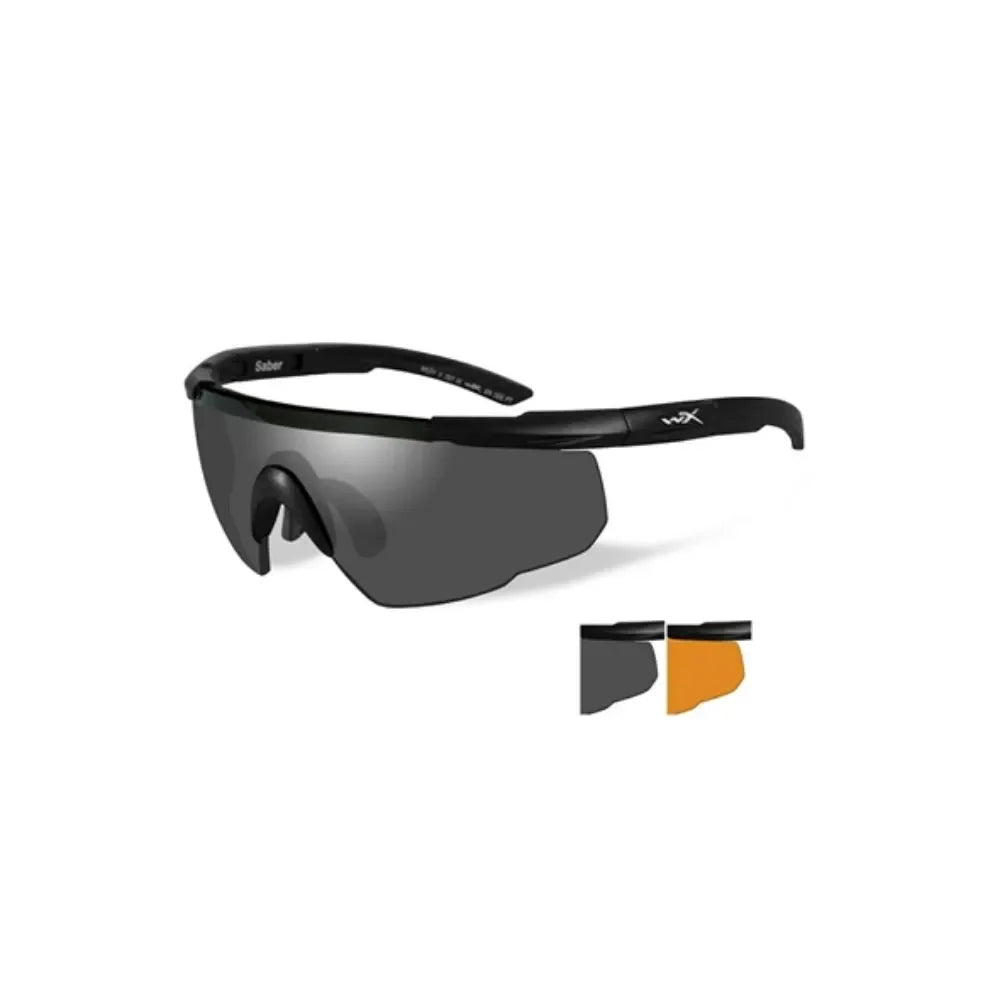 Wiley X Saber Advanced Grey/Light/ Rust Matte Black Frame With Bag