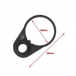 BJ Tac Hal-Str Style Stainless Steel QD End Plate - Color : Black