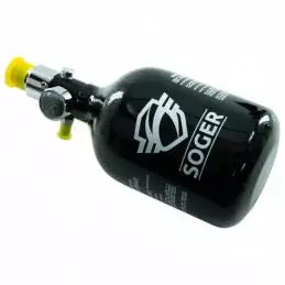Garrafa HPA SOGER  0.44L 3000 PSI ALUMINIO BK