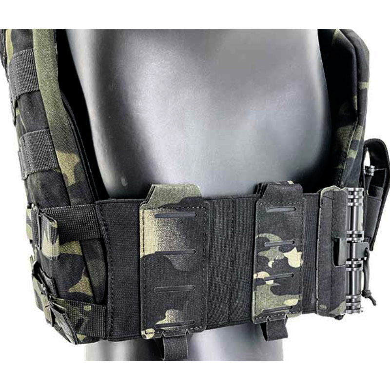 Conquer Elastic Cummerbound Black