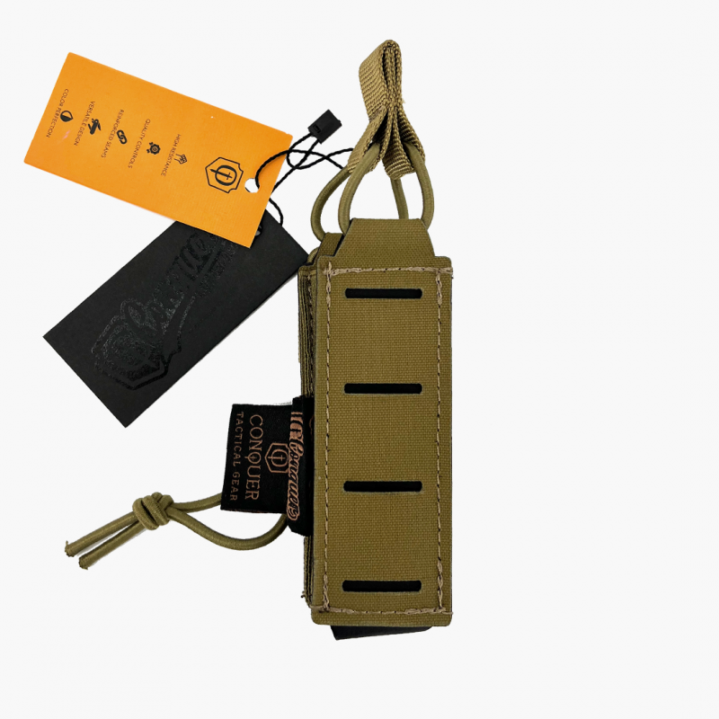 Conquer Simple Pistol mag Pouch CB