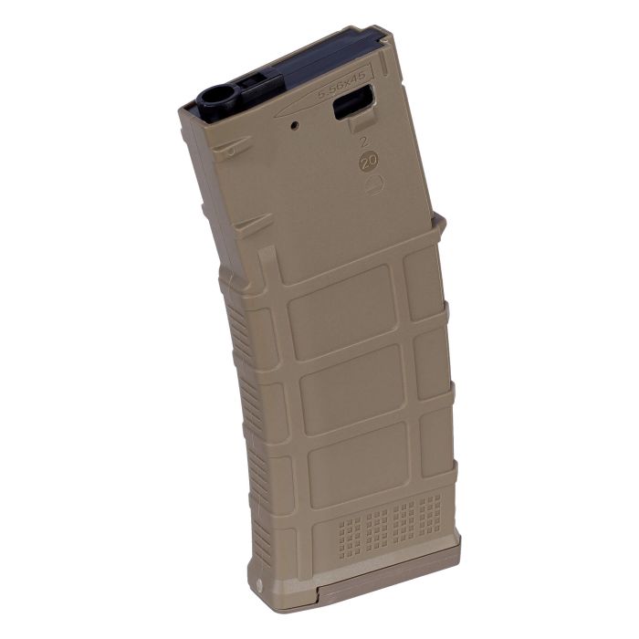 S&T 140 Rds Mid Cap VMAG Magazine for M4 AEG TAN