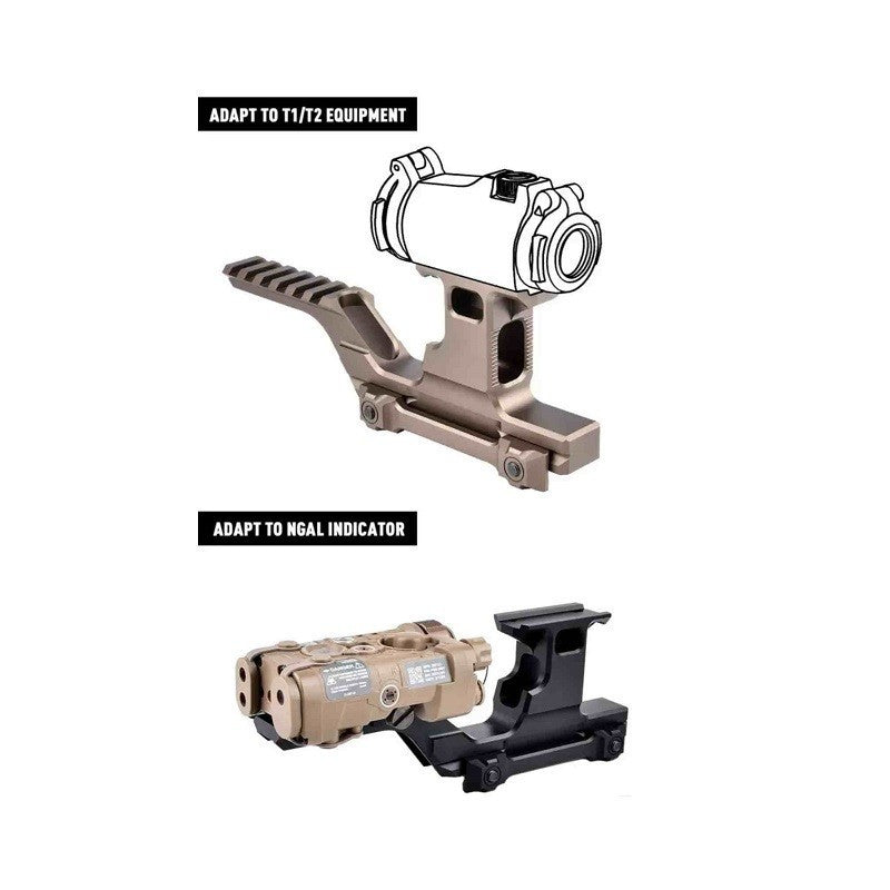 Dual Mount For T1/T2 TAN