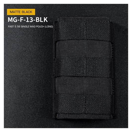 FAST Type Single 5.56 Magazine Pouch (Long) - Black