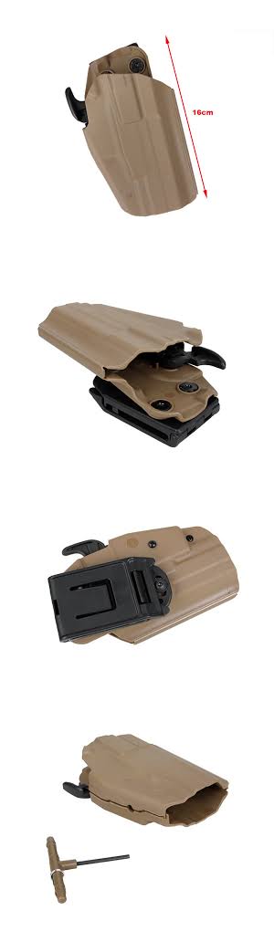 TMC 5x79 standard holster for glock, hk, mp9 holster (coyote brown)