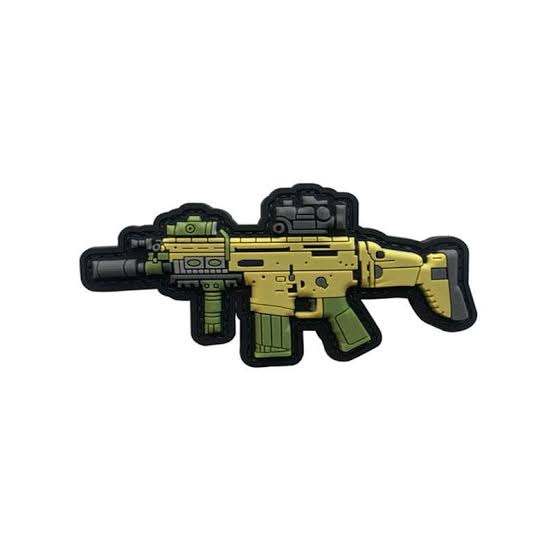 Patch PVC Barberic Fusil Yellow OD