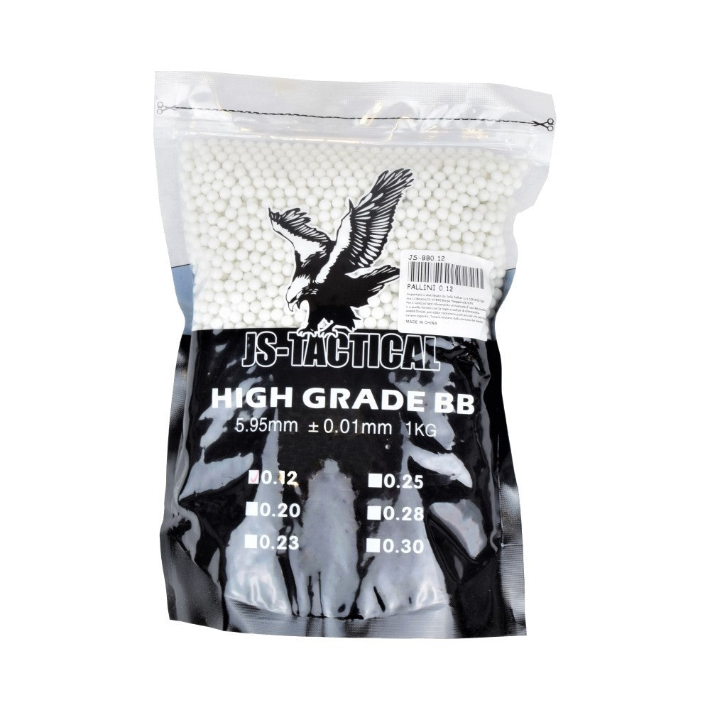 JS-TACTICAL BALL PELLETS 0,12g WHITE