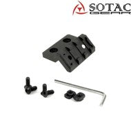 Keymod & LC Offset 20 MM Rail Mount Black Sotac