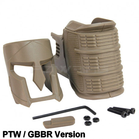 KUBLAI Mojo style Ergonomic Magwell Grip for GBB / PTW M4 - DE