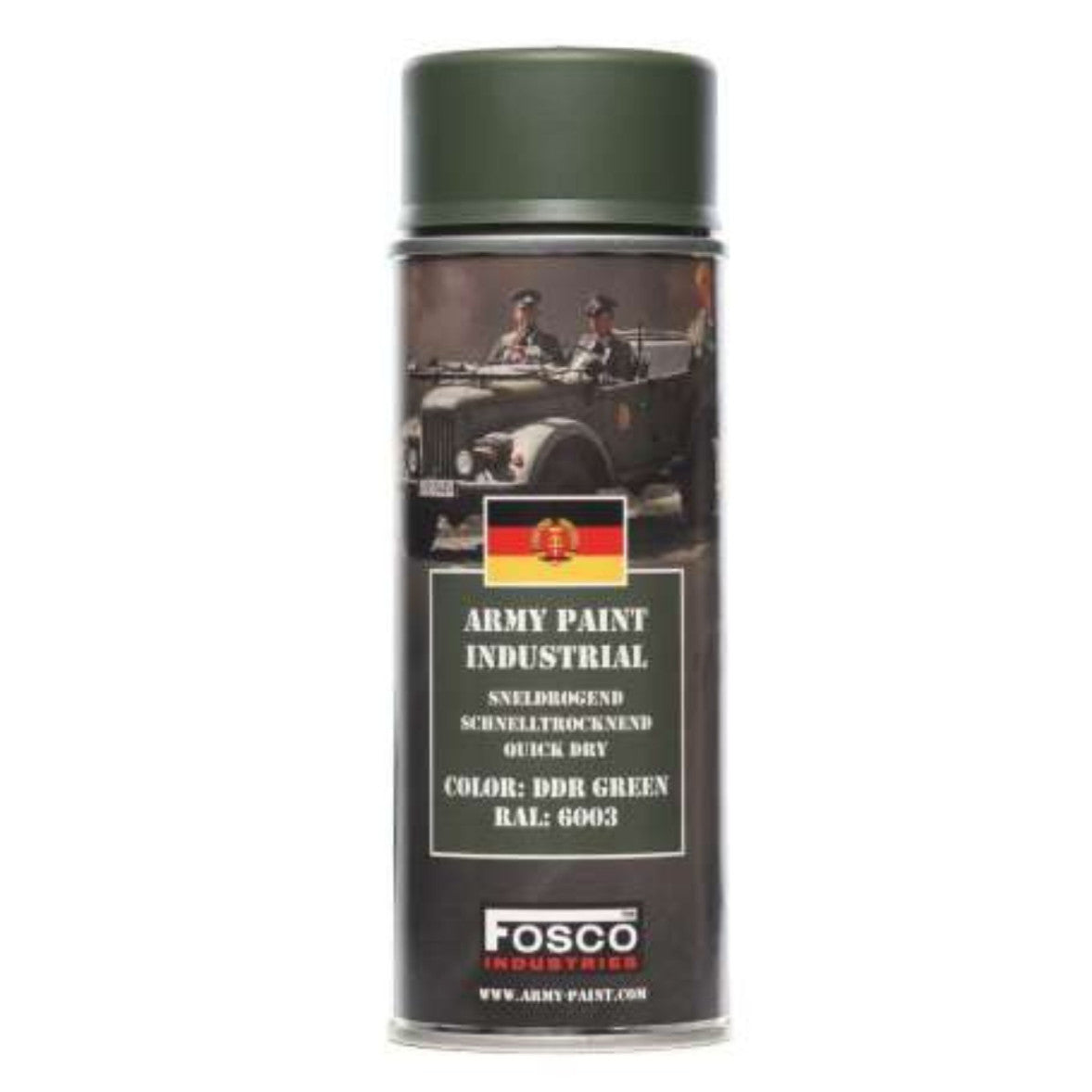 Fosco Spray Army Paint 400 ml DDR Green