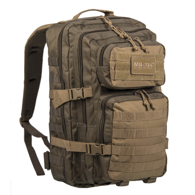 Mochila Miltec Molle Assalto II GR 36L Verde-tan
