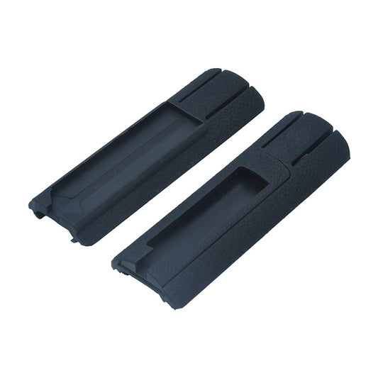 MP RAIL COVER WITH REMOTE CONTROL POCKET FOR 20MM RAILS 2 PIECES SET BLACK M RAILS 2 PIECES SET Black