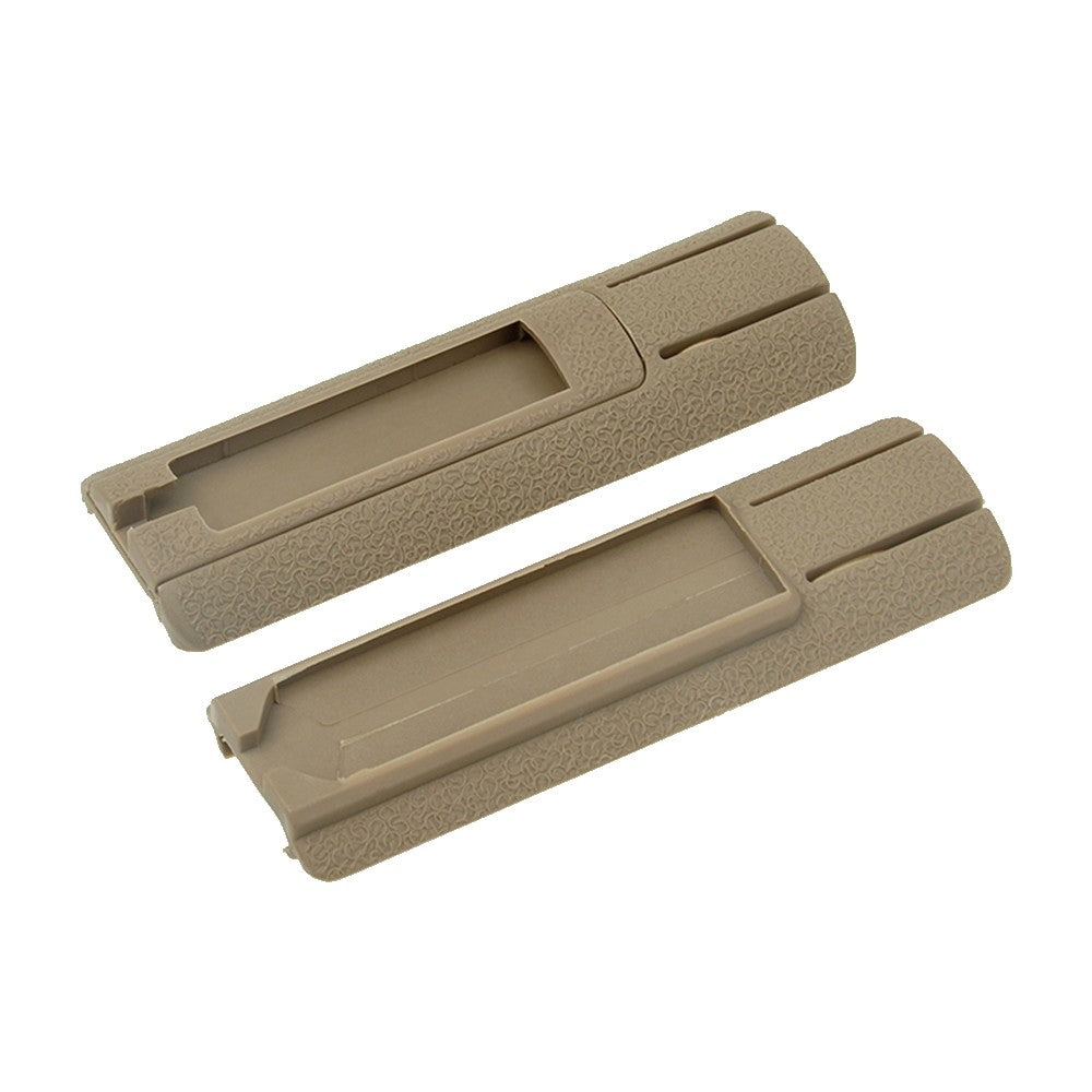 MP RAIL COVER WITH REMOTE CONTROL POCKET FOR 20MM RAILS 2 PIECES SET DARK EARTHM RAILS 2 PIECES SET Black (Copy)