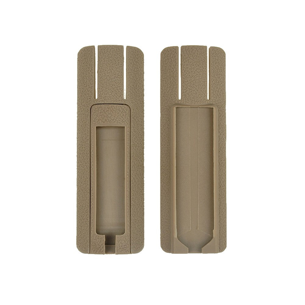 MP RAIL COVER WITH REMOTE CONTROL POCKET FOR 20MM RAILS 2 PIECES SET DARK EARTHM RAILS 2 PIECES SET Black (Copy)