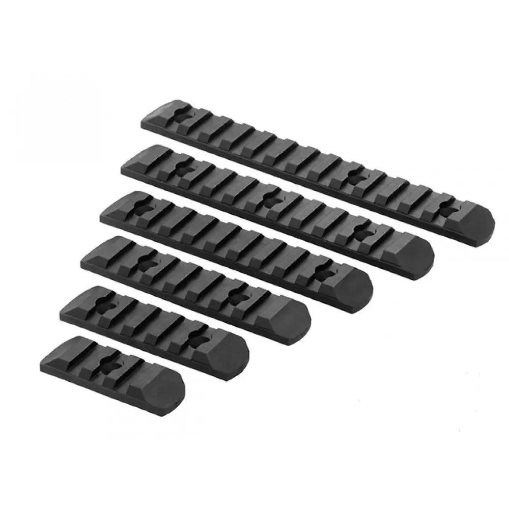 MP Keymod & m-Lok Polymer Rail Set 6 bk