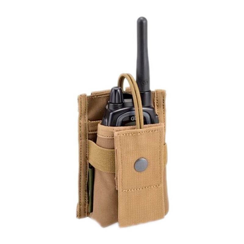 OUTAC SMALL RADIO POUCH TAN