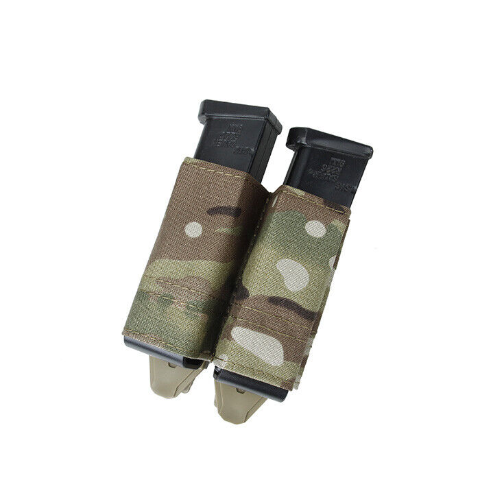 Cork Gear KYWI pistol dual mag pouch (mc)