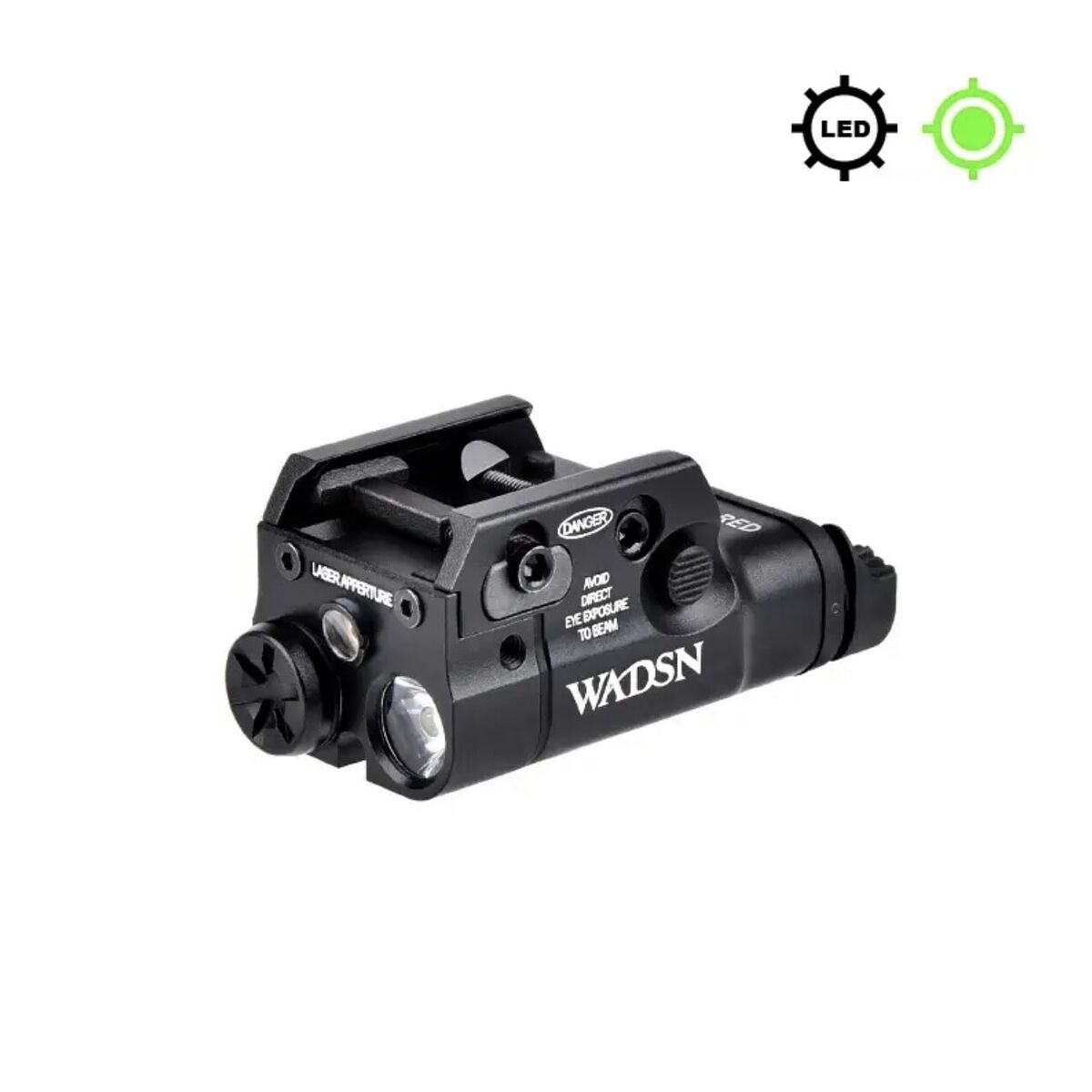 WADSN XC2 Green Laser and Light Black