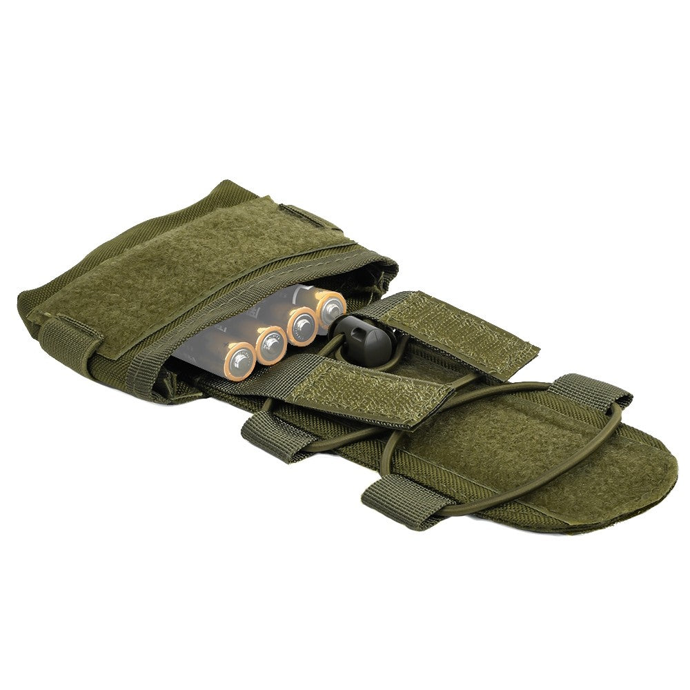 NHELMET HELMET BATTERY POUCH OLIVE DRAB