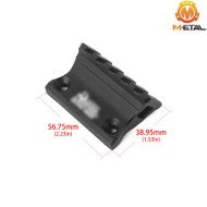 SMR Offset Rail 1 O'Clock BLACK Dan. D. Style LC & Keymod Metal®