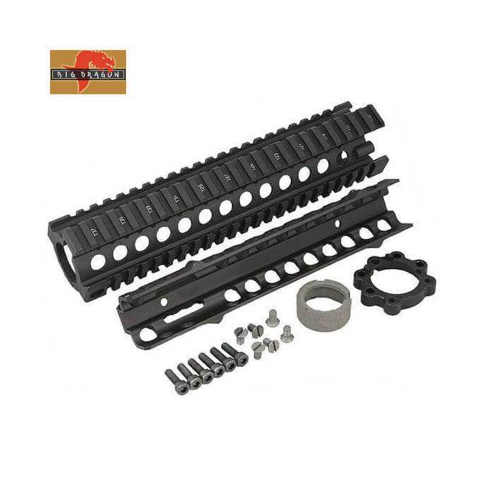 Ris Cnc Dd Mk18 Style 9" Rail Black Big Dragon