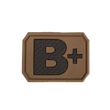 3D BLOOD PATCH B+ Tan