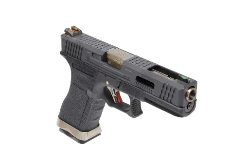 G-Force 17 BK Silver Barrel Metal Version GBB Black (WE)