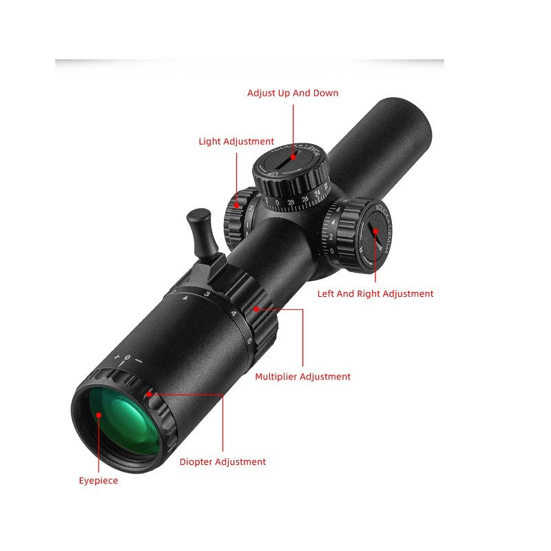 SCOPE SHORT DOT 1-5X24 AOE