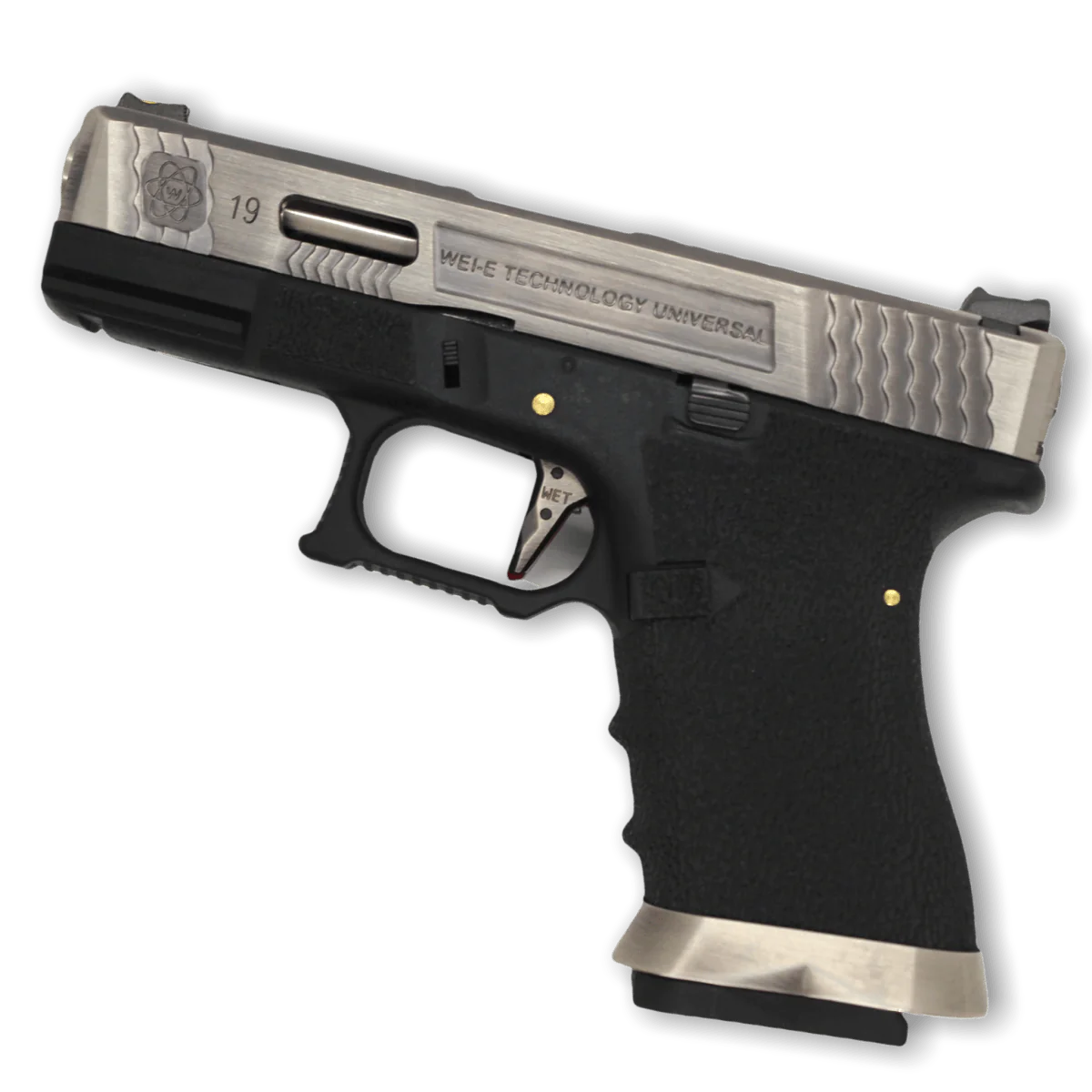 G-Force 19 SV Silver Barrel Metal Version GBB Black (WE)